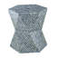 Tabouret de jardin Hexagonal Tapered Capiz