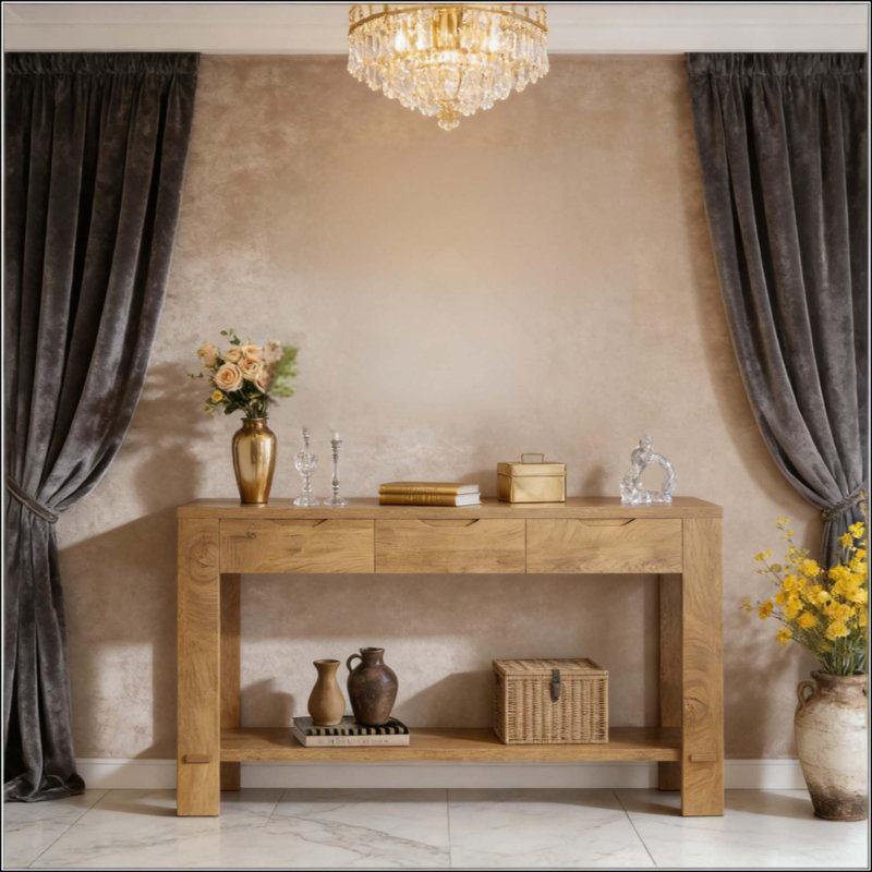 Authentic Console Table,Entryway Table,Display Organizer