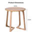 Table de bout ronde, table d'appoint, petite table basse pour le salon, table de chevet pour la chambre à coucher
