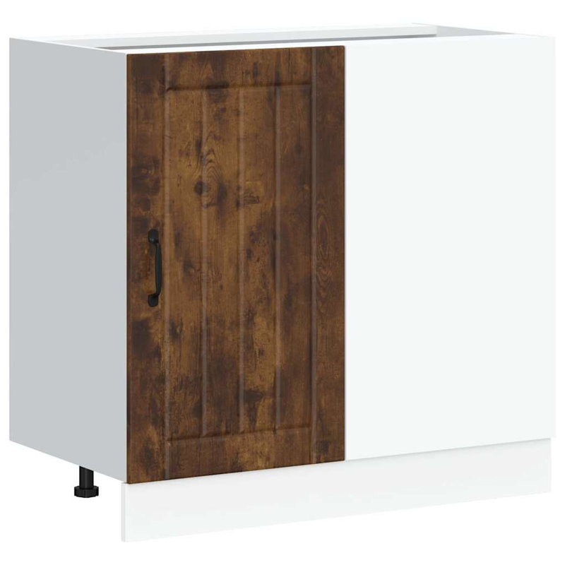 Takai Kitchen Base Cabinet "Lucca" Engineered Wood, smoked oak