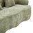 Teddy Boneless Velvet Fabric Curved Loveseat-1524145526-1532151928