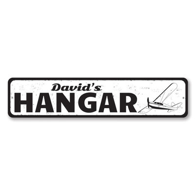 Hangar Metal Sign