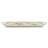 Pimpernel Antique Roses Large Melamine Hndld Tray 18.9 X11.6"