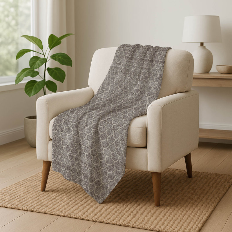 Jeté géométrique Addison Sherpa ASB933, Taupe, Géométrique 8