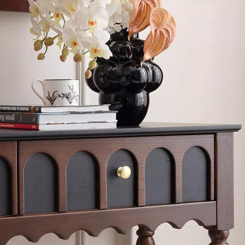 Solid Red Oak Entryway Cabinet