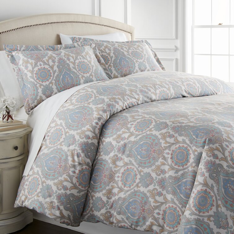 Mcateer Microfiber Duvet Cover Set full/ queen