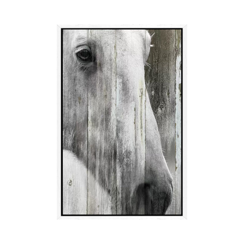 Contemplation by Carol Robinson - Print on Canvas, White Framed, 66.04 cm H x 45.72 cm W