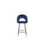 Aubin Upholstered Counter Stool with Metal Frame-1336475700