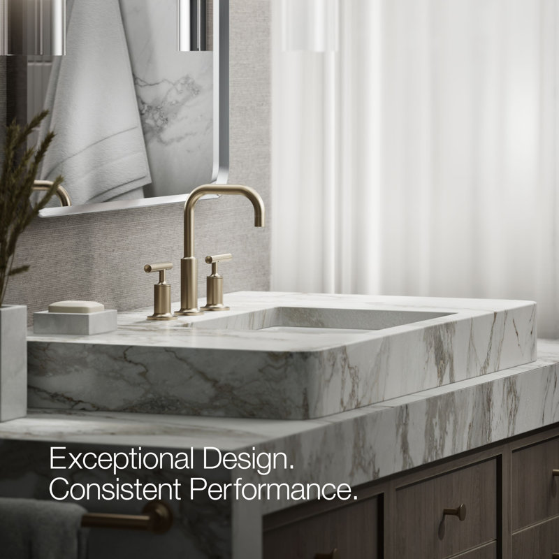 Purist Widespread Faucet, Vibrant Brushed Bronze