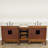 Elbridge 82.7 " W Freestanding Standard Free Standing 2 Double Vanity Bathroom Vanity With Marble Top