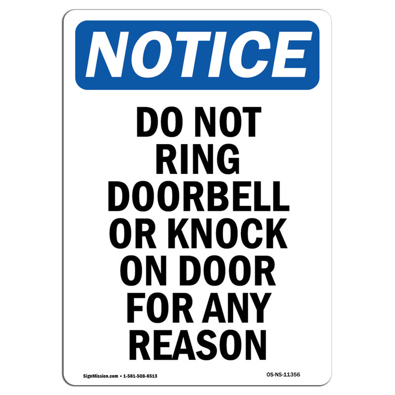 Notice Sign