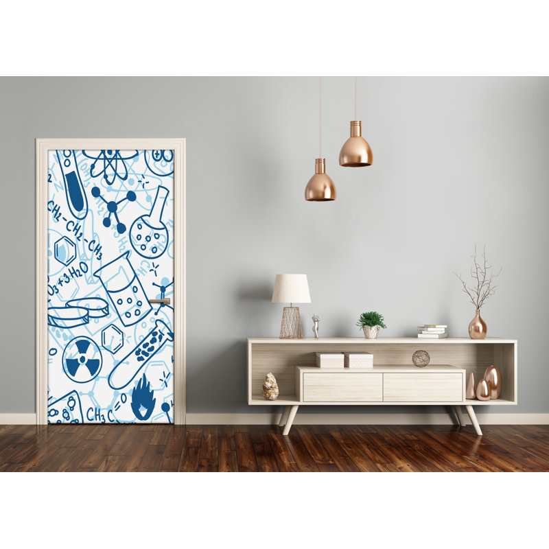 Background Chemistry Door Decal