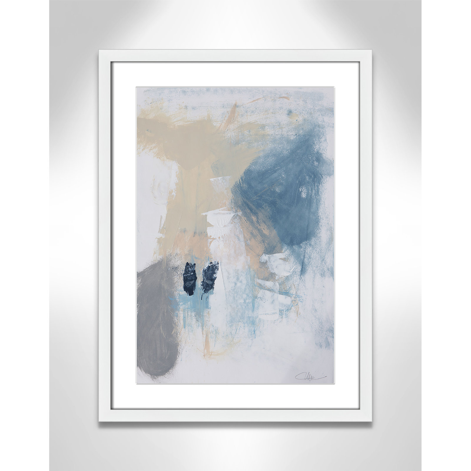Coastal Carnival II Print by Casa Fine Arts, White, 23" H x 17" W x 1.25" D, White Single Picture Framed Paper