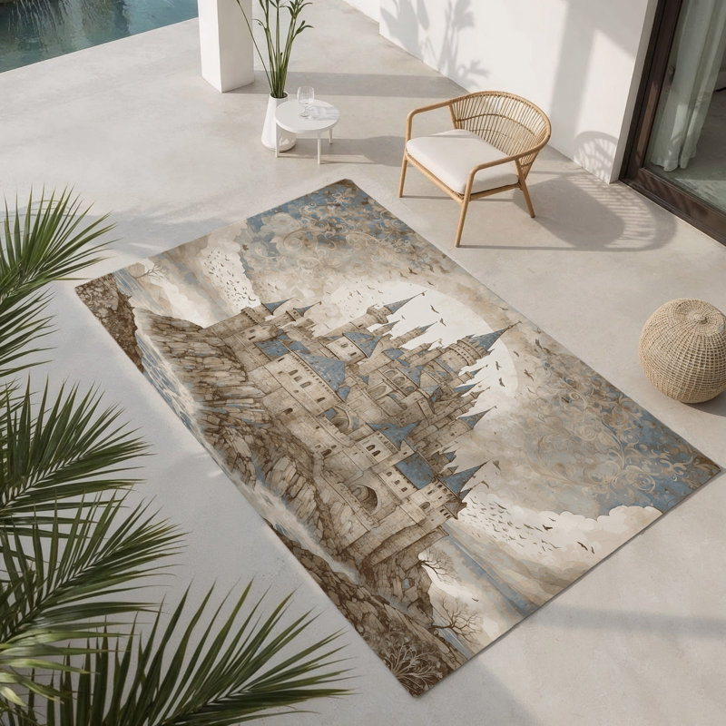Tapis intérieur et extérieur Eagle's Perch, Rectangle 4pi x 6 pi
