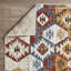 Tapis d'intérieur multicolore en polypropylène tissé à la main Raashi-568180060