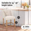 Tabouret de comptoir 26 po Aaraf-366986850