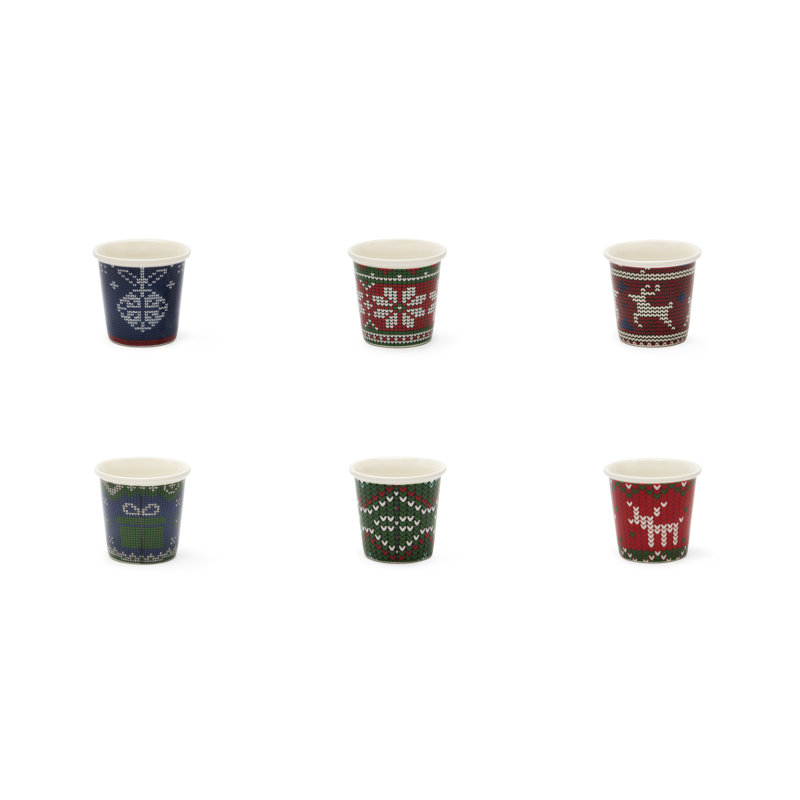 Fall Winter Porcelain Coffee Cup