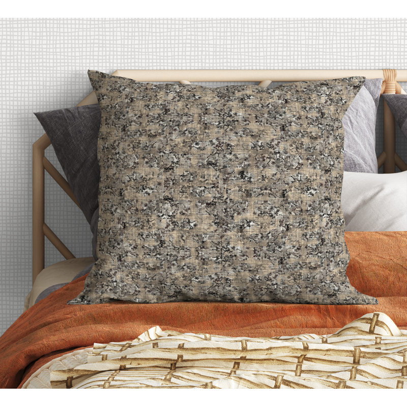 Spud Abstract Outdoor Reversible Throw Pillow, 24" x 24"