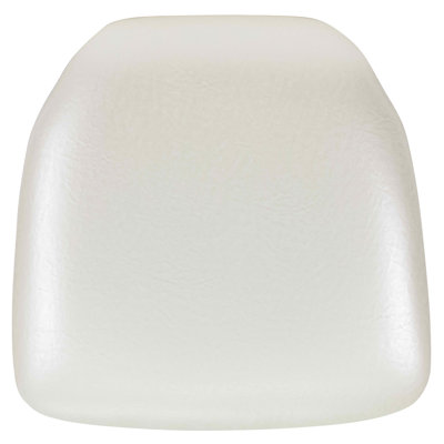 Ivory Vinyl Cushion Hard Chiavari Chair Cushion by Ebern Designs