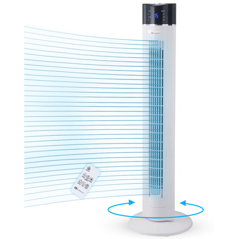  43 inch Oscillating Tower Fan with air Purifier and Aroma Function