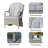 Nyjae 2 - Person Patio Conversation Set with Cushions