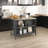 Lukasik Mandala Industrial Metal Kitchen Island with Storage