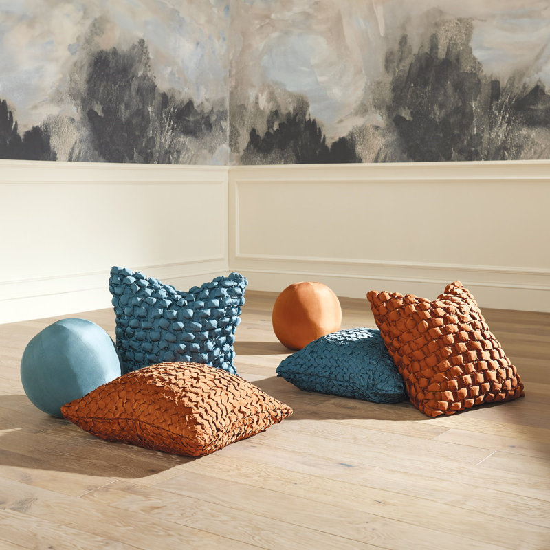 Euro Pillow Cover & Insert, Blue