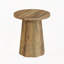 Table basse en bois, petite table de bout, table d'appoint, table de lecture ronde