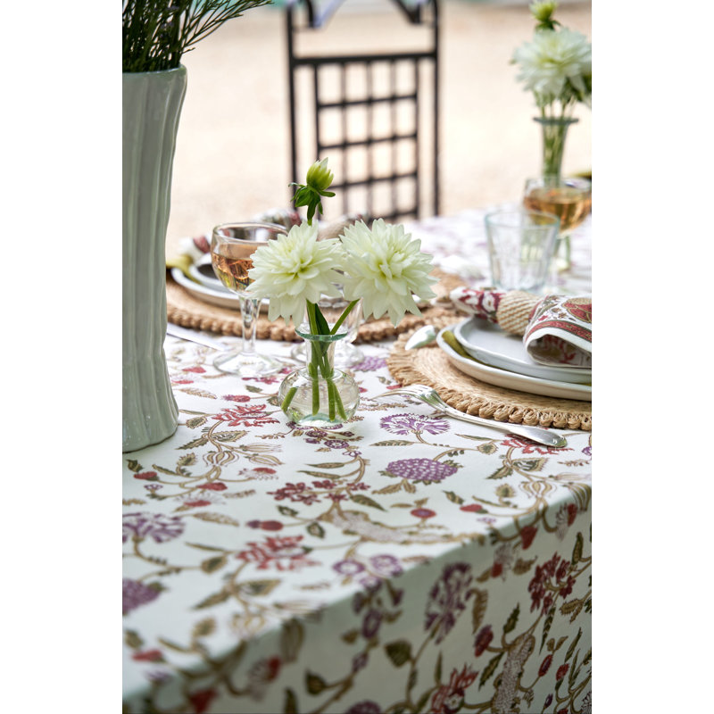 Louise Tablecloth - Multicolor - 59" x 86", 142" L x 71" W