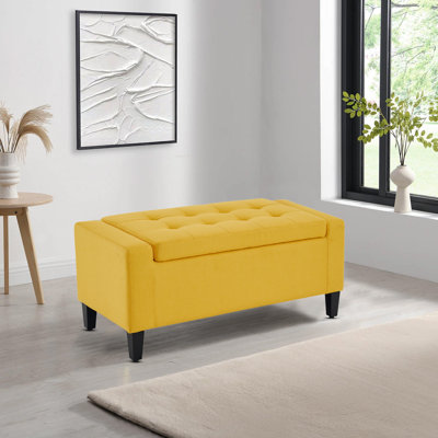 Luxury Crushed Velvet Ottoman Stool