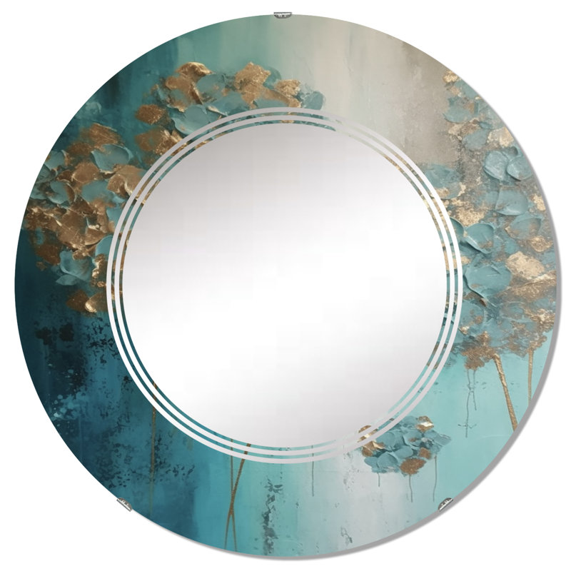 Miroir mural sans cadre Badgston, 32 po x 32 po