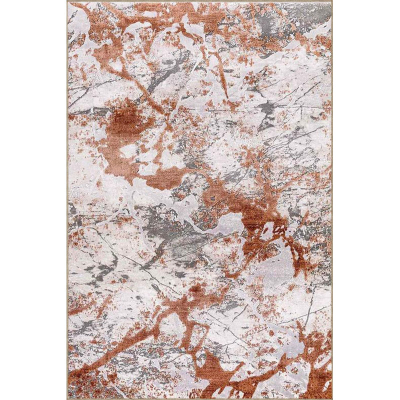 Tapis décoratif doux Marble, Sous-tapis rectangulaire 4 pi 7 po x 6 pi 7 po inc