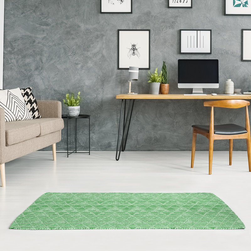 Chenille Geometric Indoor Rug, Rectangle 8' x 10'