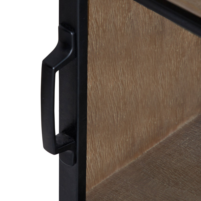 Menekse Accent Cabinet, Rustic Brown
