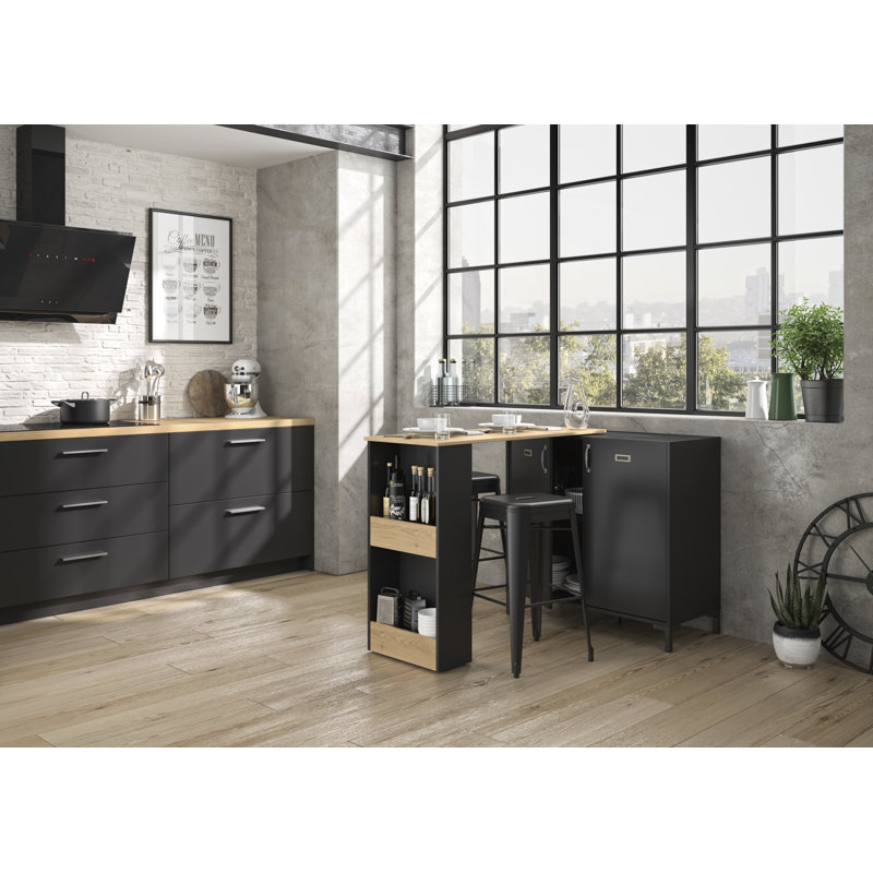 Jahkia 115cm Bar Cabinet