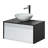Single Bathroom Vanity with Wood Top-101982223