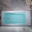 54" x 30" Alcove Acrylic Soaking Bathtub with Drain & Overflow, 5 Finish Options-107077822-107077820