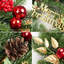 Couronne de Noël de 18 pouces à piles avec 40 lumières DEL pour l'intérieur et l'extérieur