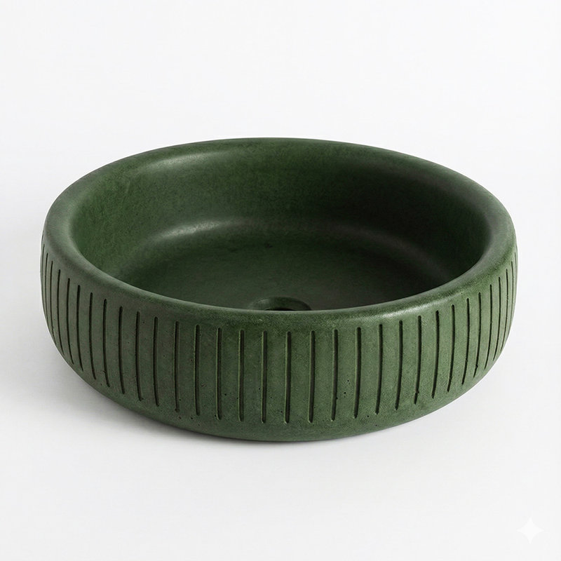 Newterra 17.88'' L Bathroom Sink, Forest