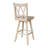 Depali Swivel Solid Wood Counter Stool with Solid Wood Frame