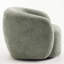 Fauteuil demi-tonneau pivotant rembourré Munehito-986386220