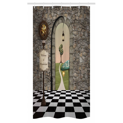 Shower Curtain with Hooks Included