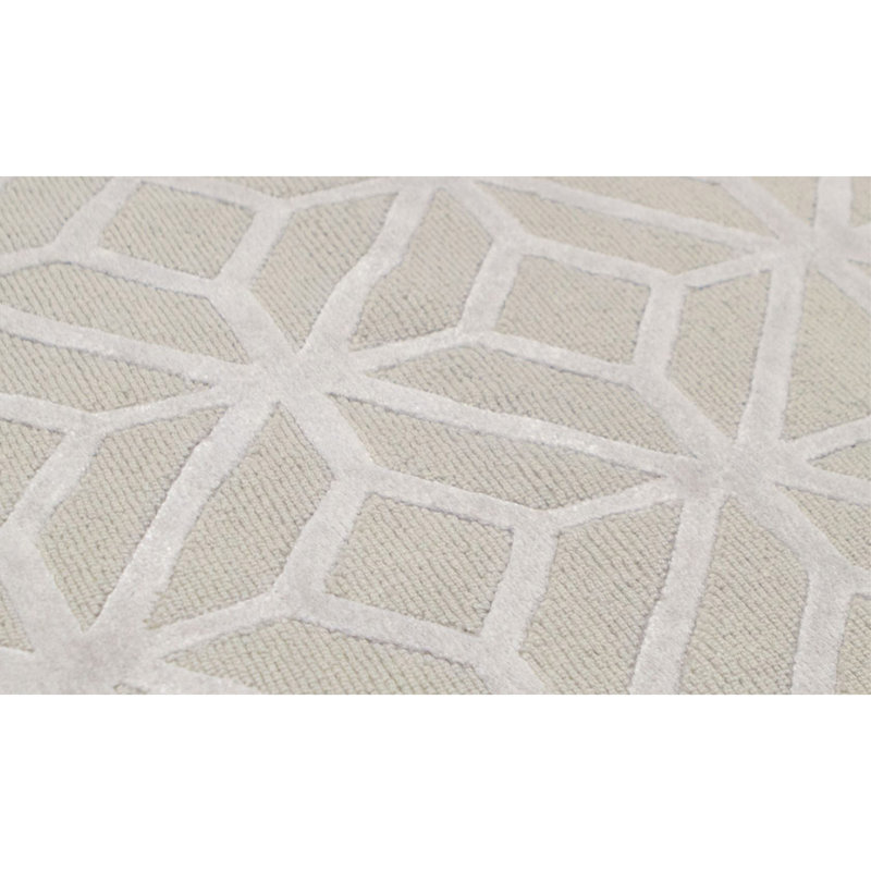 Tapis argenté de haute qualité noué à la main Windsom