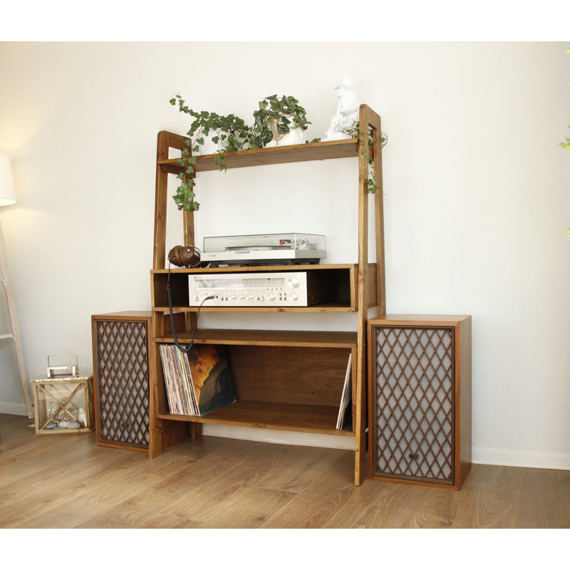 Konstantin 190cm H x 40cm W Solid Wood Standard Bookcase, (1 Shelves) 150cm. H x 40cm. W x 40cm. D