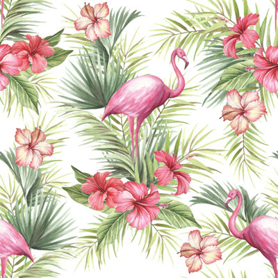 Divanique " Flamingo " by Oksana Hlianko Painting Print