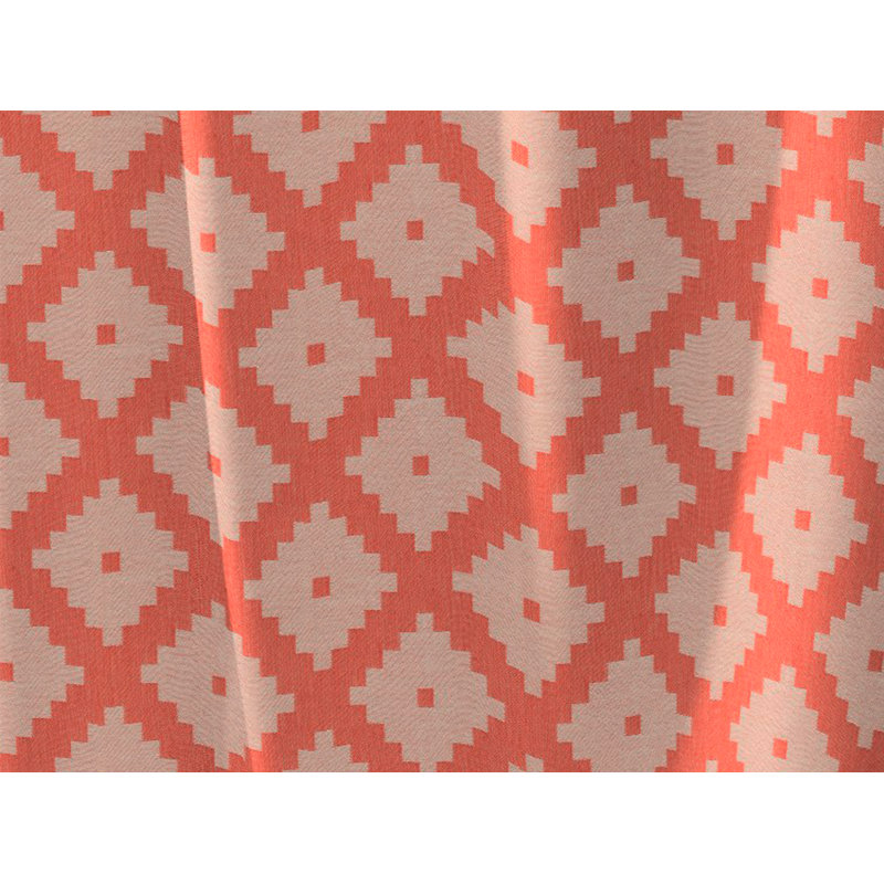 Esteban Pinch Pleat Opaque Single Curtain, Dark orange, 145cm Width x 225cm Drop