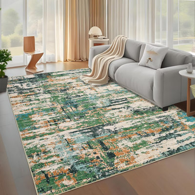 Grand tapis d'intérieur lavable et lavable