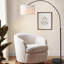 Lampe sur pied arquée 70 po Aseel