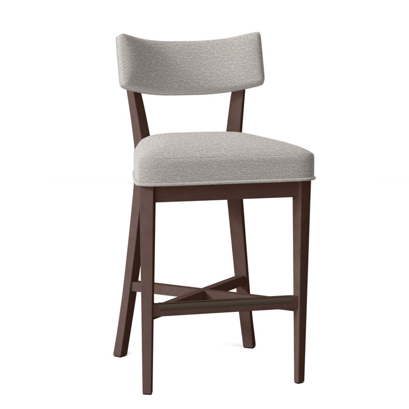 Tabouret de bar 29,5 po Juliet, Tabac, Perigold poivre blanc, Tabouret de bar (siège d'une hauteur de 29,5 po)