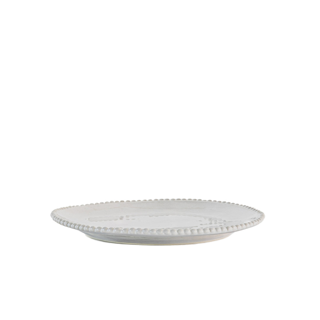 Gallery  Organic Beaded Side Plate (4Pk) White - Image 3